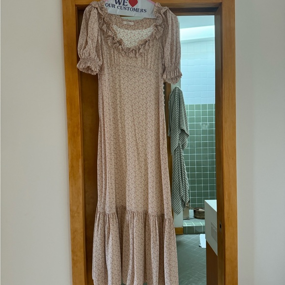 Doen Size S Silk Maxi Dress - Picture 2 of 4